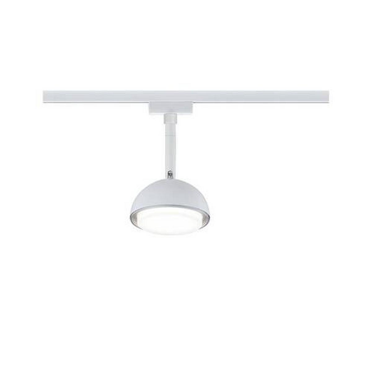 Schienensystem-Strahler Spot Hemi in Weiß max. 5 Watt - Weiß, Basics, Kunststoff/Metall (10/17,0cm) - Paulmann