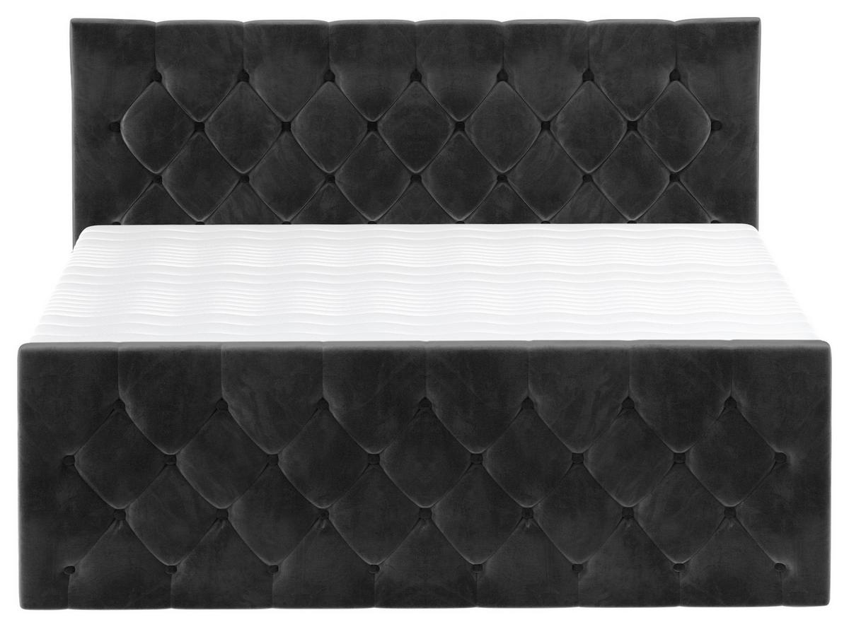 PAT BOXSPRING ELIO - bej/negru, Romantik / Landhaus, textil (180/200cm) - James Wood