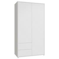 Omara S Klasičnimi Vrati Alice, Bela - bela, Trend, leseni material (115/214/60cm) - Carryhome