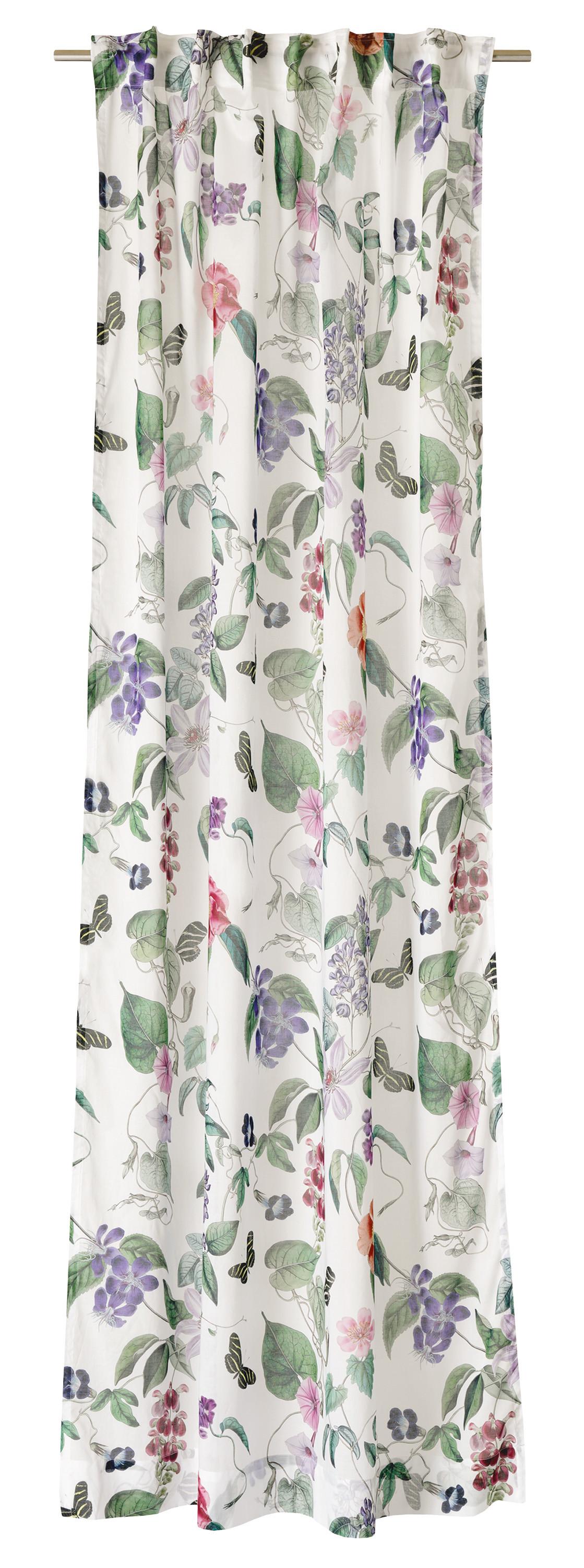 ZASŁONA GOTOWA SW-BLOSSOM - różnokolorowy, Basics, tkanina (130/250cm) - Schöner Wohnen