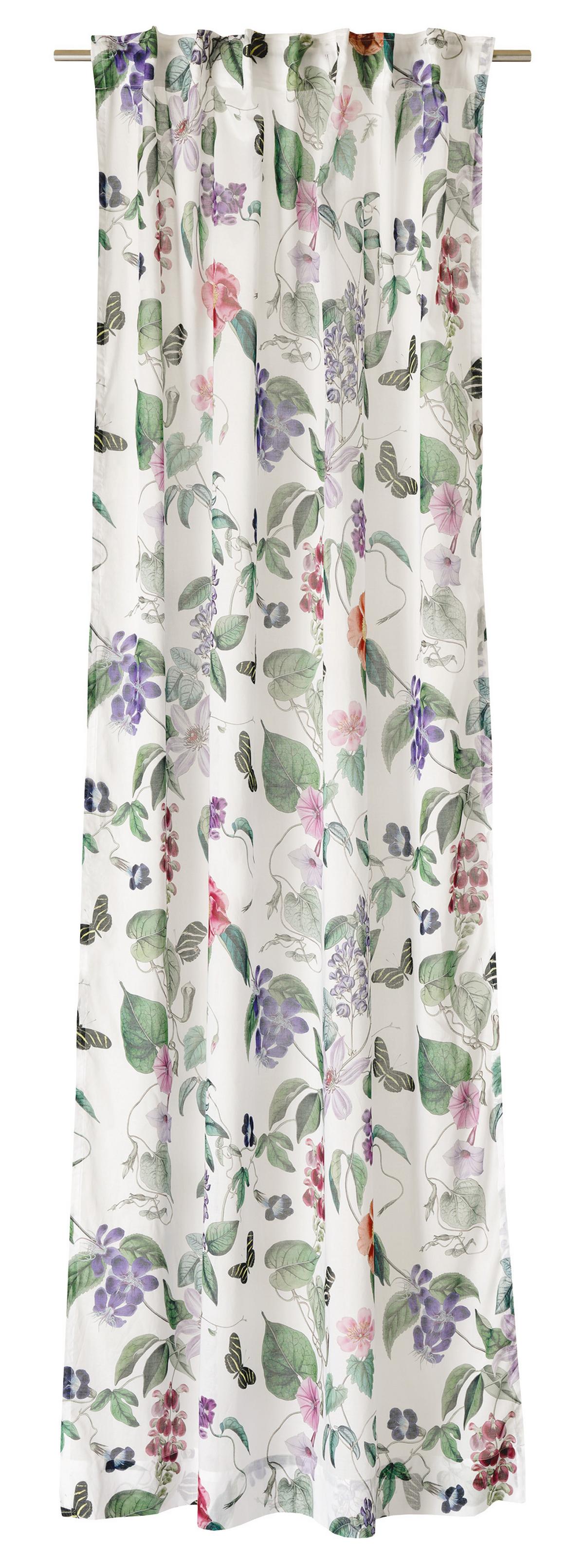 ZASŁONA GOTOWA SW-BLOSSOM - różnokolorowy, Basics, tkanina (130/250cm) - Schöner Wohnen