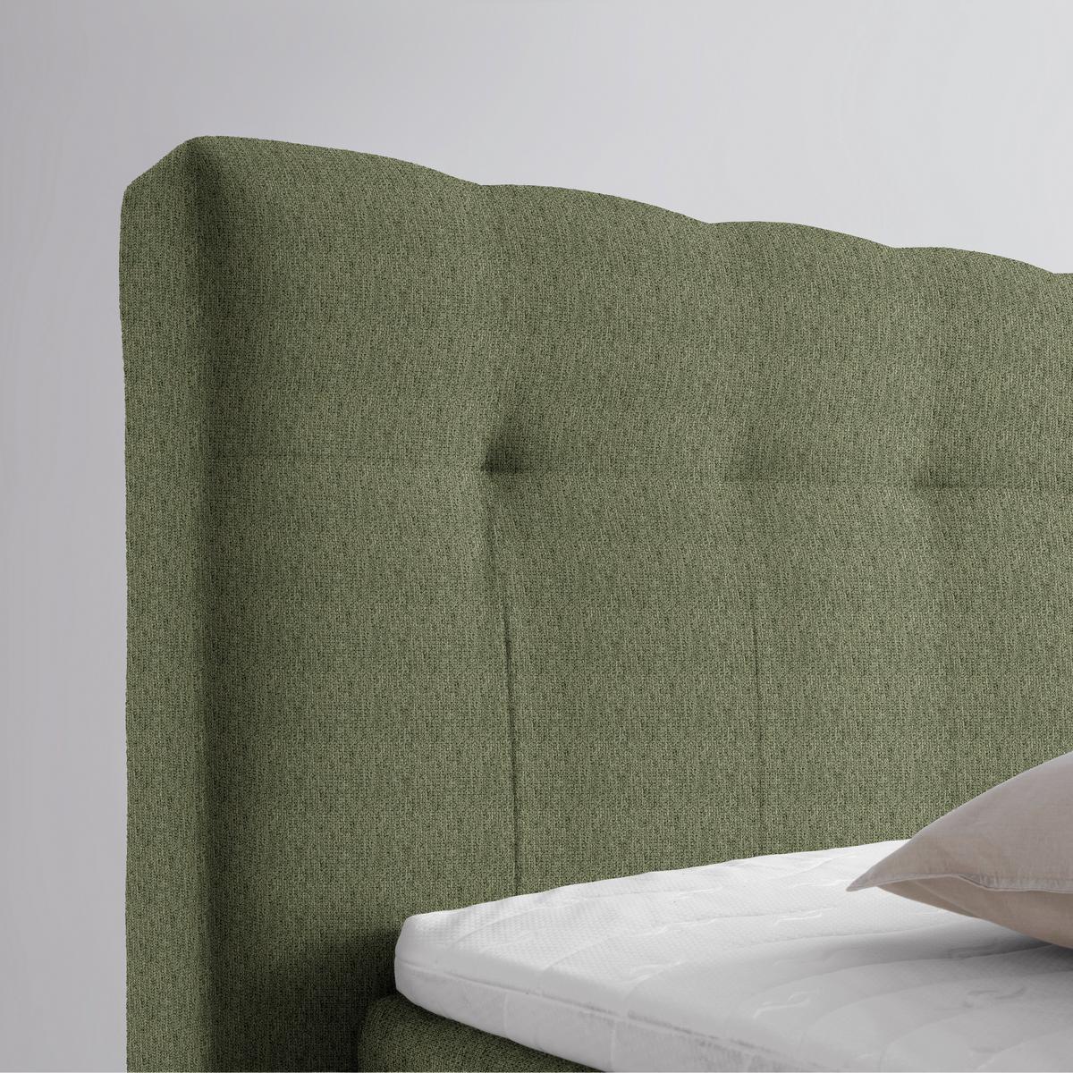 Polsterbett Thor in Olivgrün ca. 160x200cm - Anthrazit/Olivgrün, KONVENTIONELL, Textil (160/200cm) - Mömax