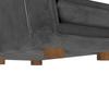 BÄDDSOFFA BELLA - mörkgrå/naturfärgad, Modern, metall/trä (141/77/85cm) - Bessagi Home