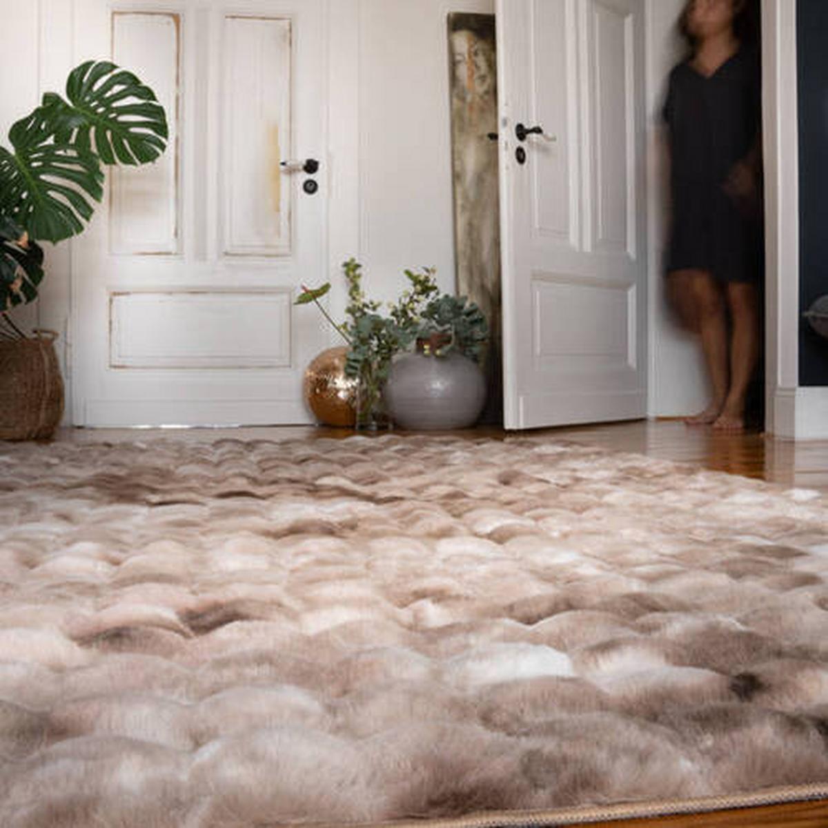 HOCHFLORTEPPICH MY CAMOUFLAGE 845 - Taupe, Konventionell, Textil (40/60cm)