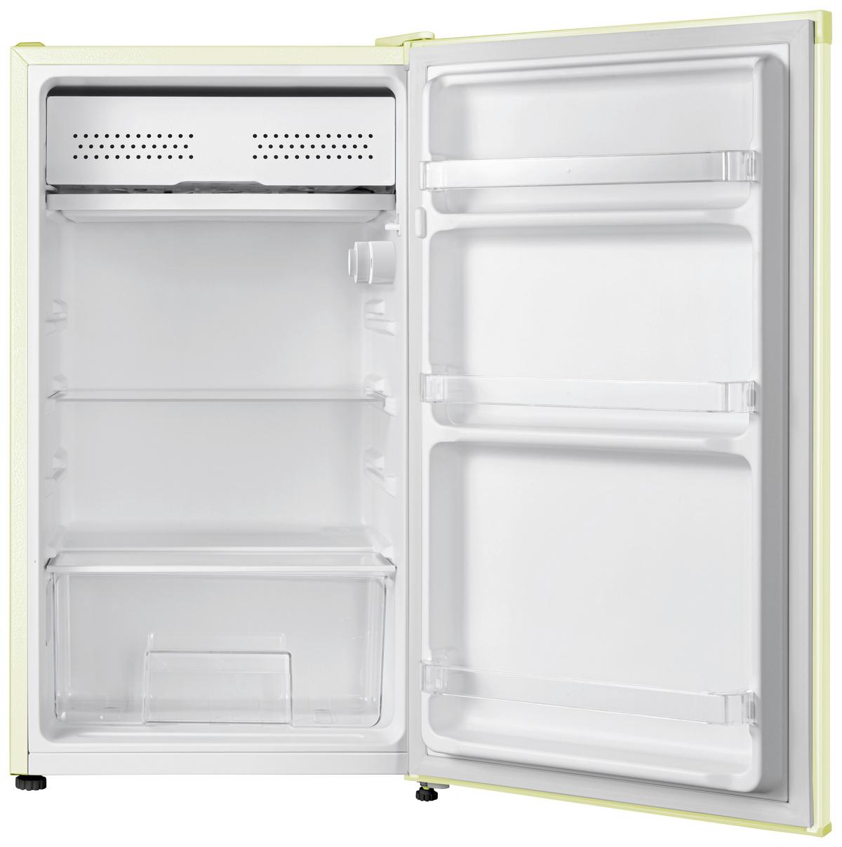 Kühlschrank Respekta Ricco KG83C-52 Creme - Creme, Basics, Glas/Kunststoff (47,4/83,1/44,7cm) - Respekta
