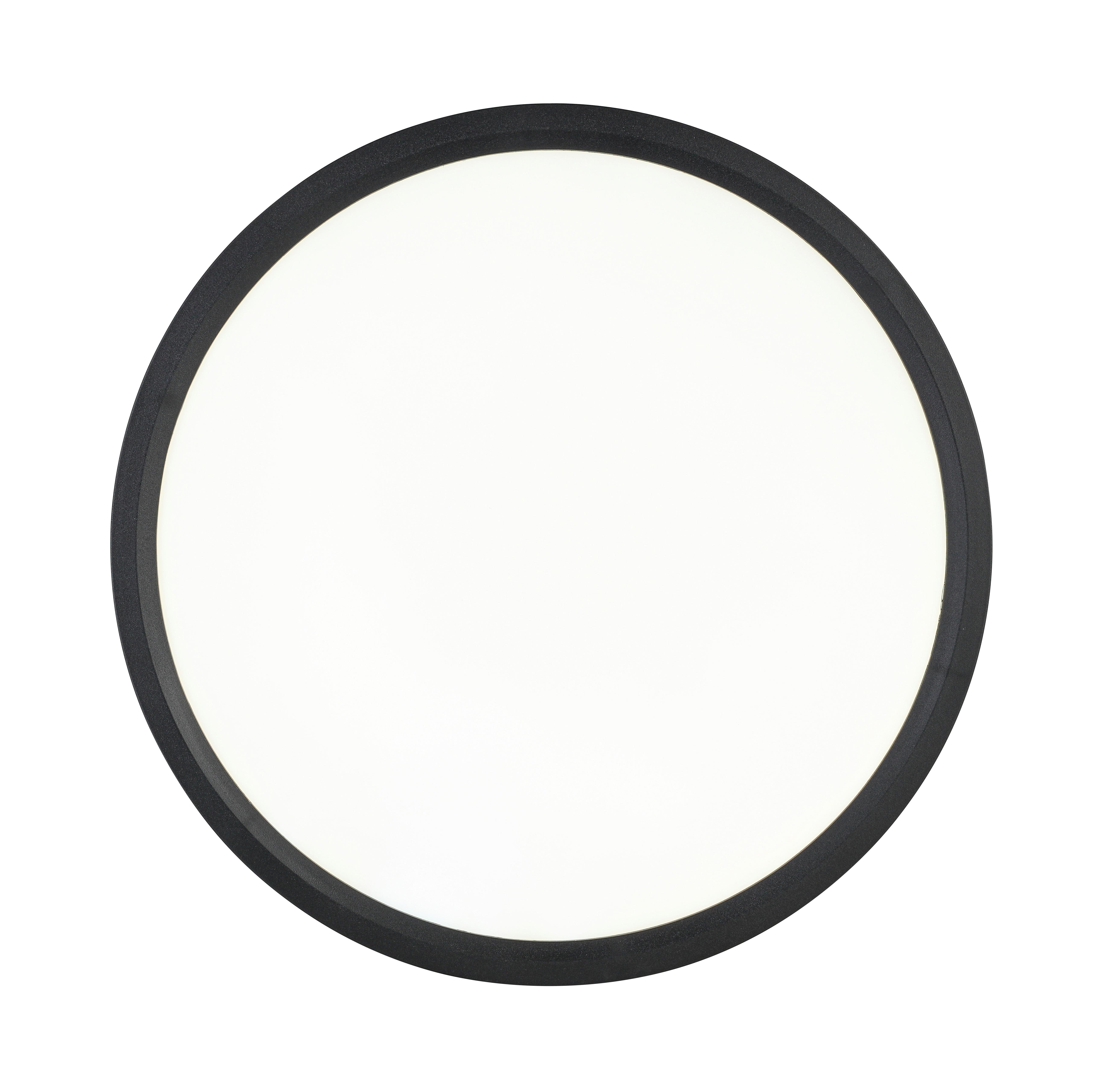 LED-TAKLAMPA TIR - vit/svart, Modern, plast (30/2,5cm) - Mömax
