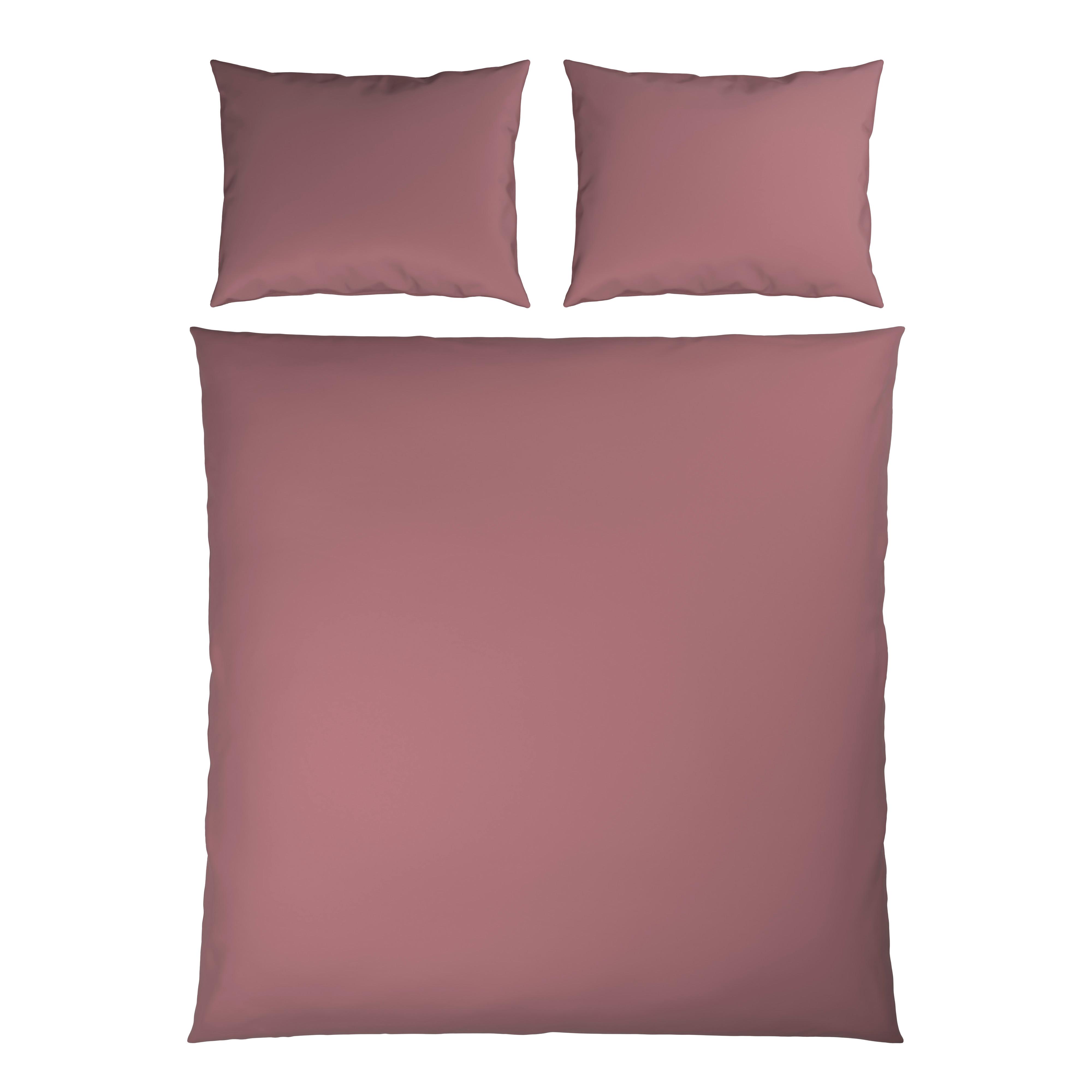Lenjerie de pat Xenia Uni, 200/220/2x50/70 cm - mov, Modern, textil (200/220cm) - Premium Living