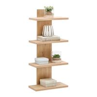Wandregal Betty Eiche Artisan - Eiche Artisan, KONVENTIONELL, Holzwerkstoff (35/75/18cm) - Based