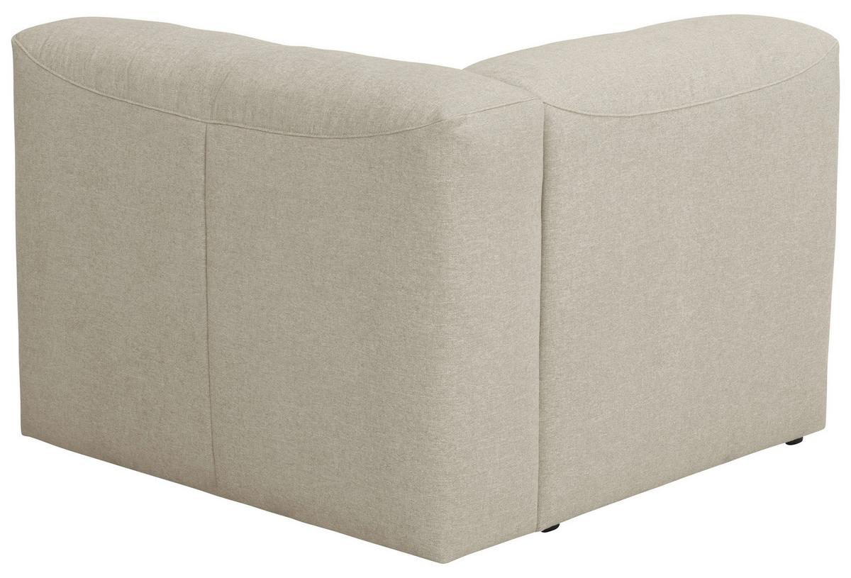 SOFAELEMENT LENA - Creme, Design, Kunststoff/Textil (100/73/100cm) - Max Winzer
