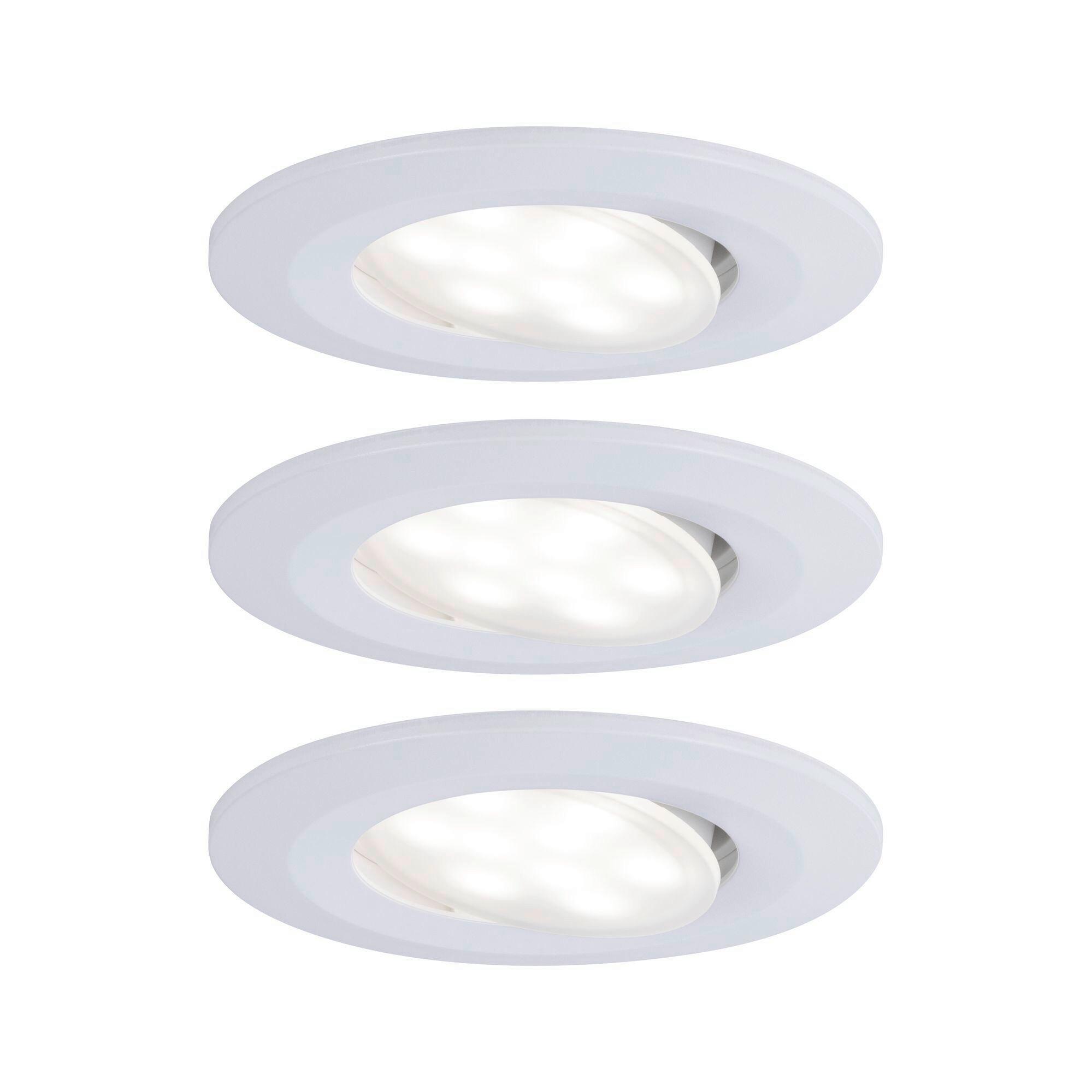 LED-Deckenleuchte Calla IP65 max. 3x 6 Watt, 3-teilig - Weiß, Basics, Kunststoff (9cm) - Paulmann