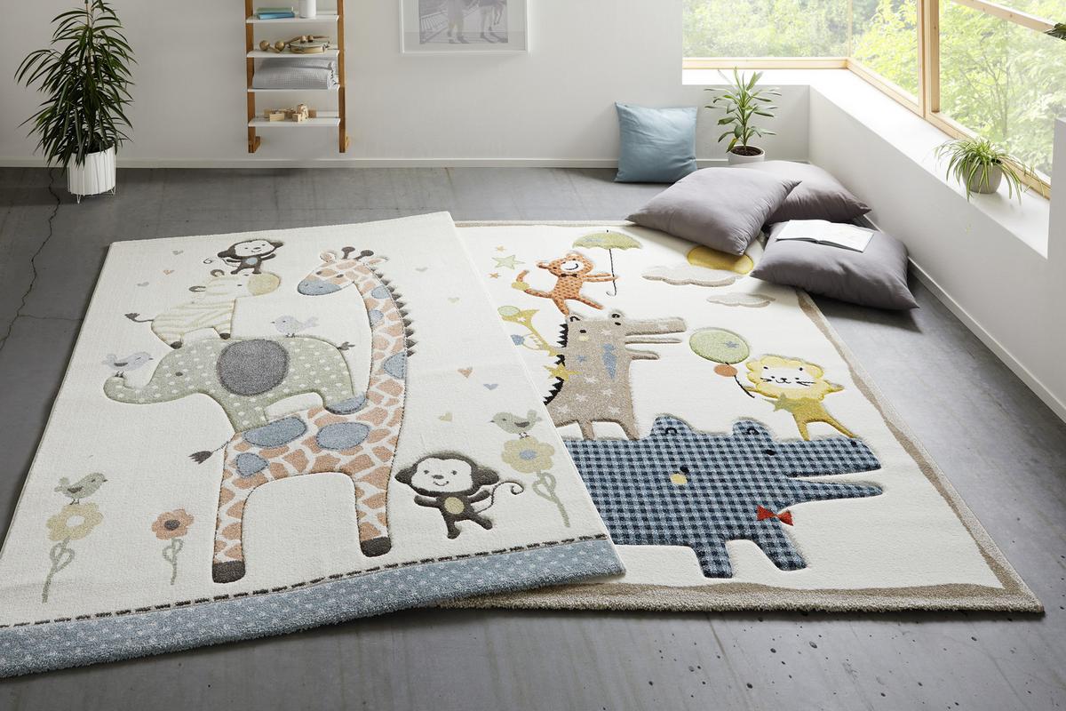 Covor pentru copii Moritz - crem, textil (120/170cm) - Mömax