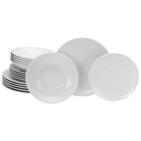 Jedilni Servis Valencia, 18-Delni - bela, Design, keramika - Creatable