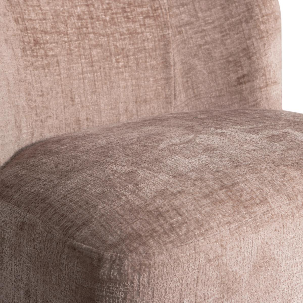 Cocktailsessel Atty Sandfarben - Sandfarben/Schwarz, Design, Kunststoff/Textil (74/75/65cm) - Livetastic