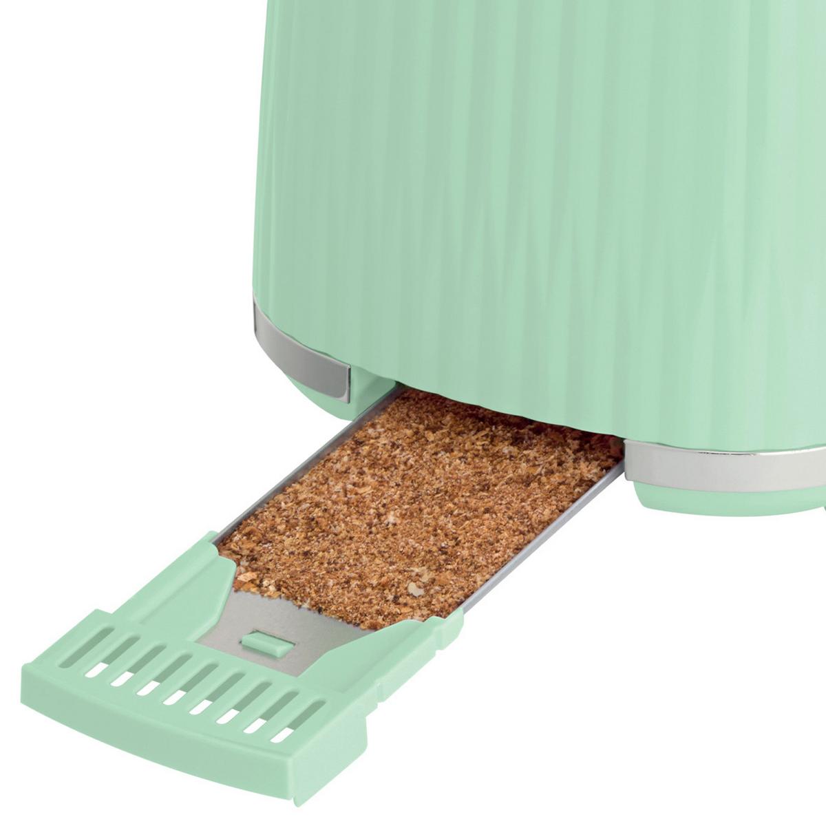 Kenyérpirító Russell Hobbs Eden - zöld, Modern, műanyag (32,8/20,8/21,2cm) - Russell Hobbs