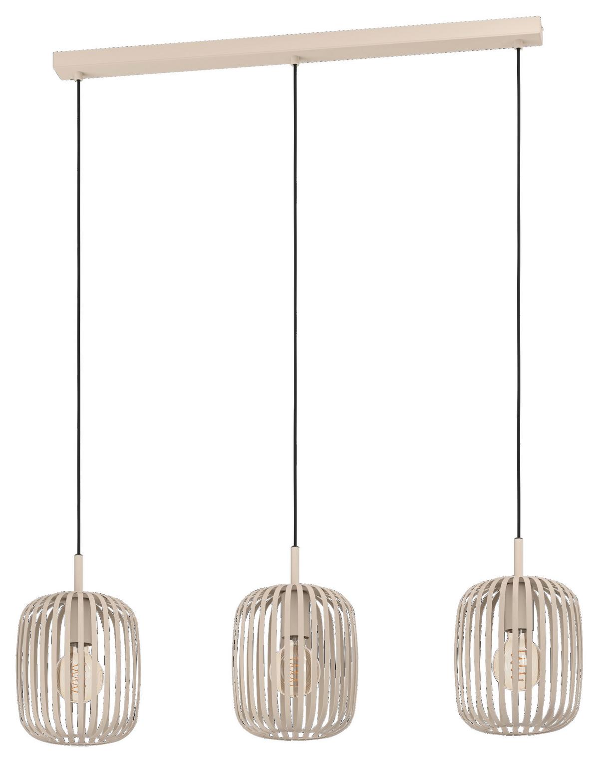 LAMPA WISZĄCA 900497 ROMAZZINA - kolor piaskowy, Design, metal (90/20/110cm) - Eglo