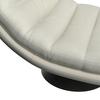 RELAXFÅTÖLJ LENA - vit/svart, Modern, metall/textil (85/82/113cm) - Bessagi Home