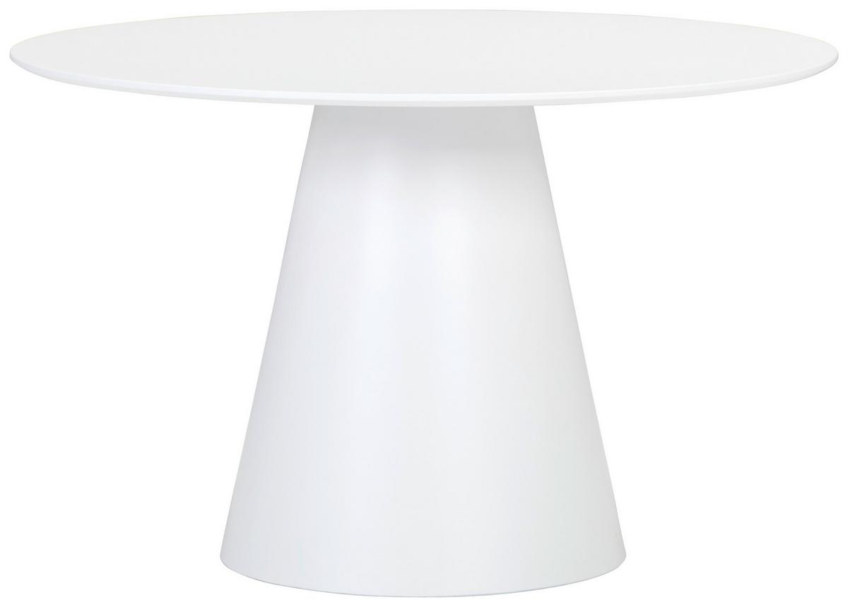 STÓŁ DO JADALNI ZEHN - biały, Modern, materiał drewnopochodny (120/120/76cm) - MID.YOU