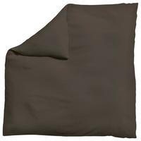 Bettdeckenbezug Woven Satin Braun ca. 200x200cm - Braun, Basics, Textil (200/200cm) - Schlafgut