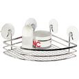 Zuhany Polc Milano 4 B991738 - Ezüst, konvencionális, Fém (20/8,5/20cm) - Ombra