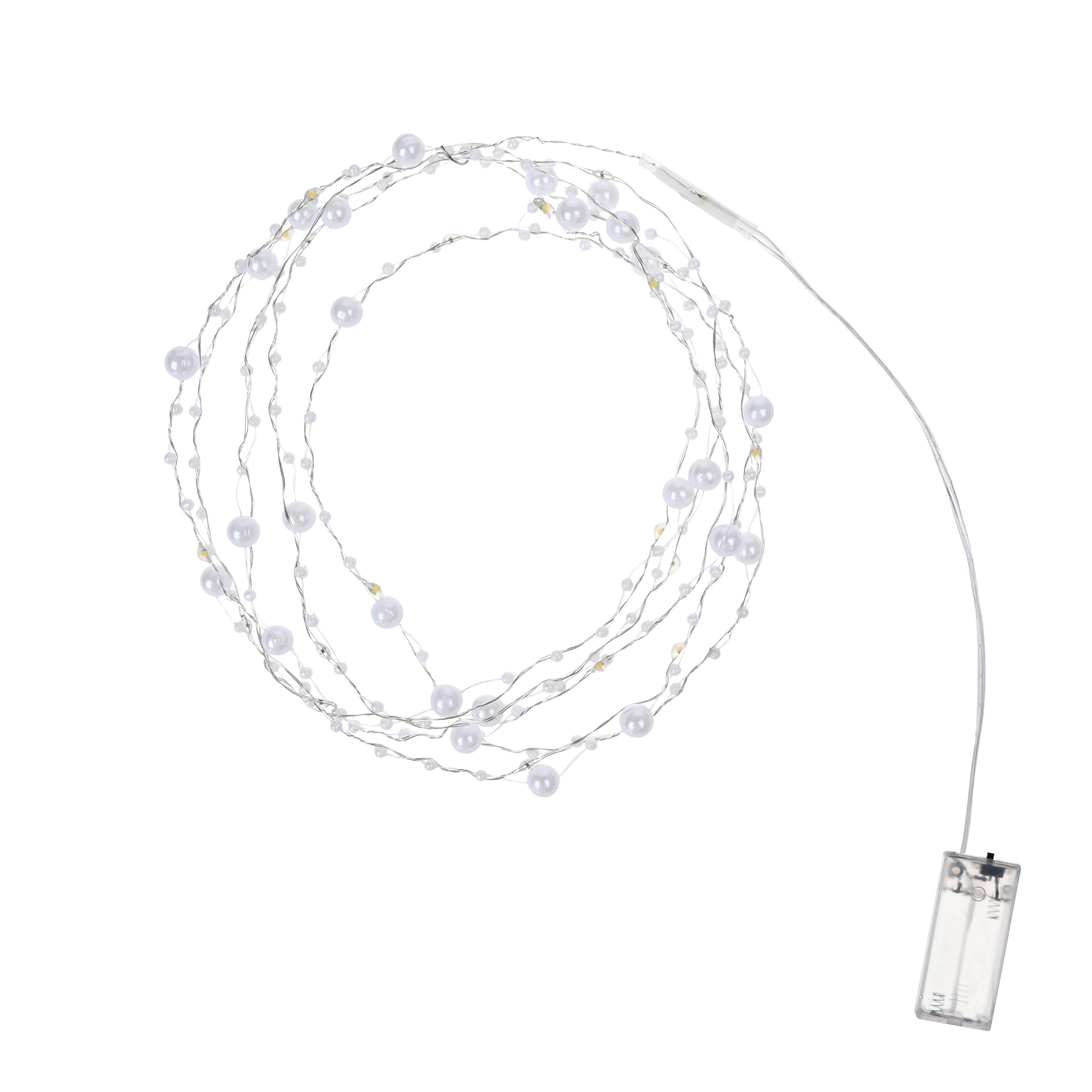 Lichterkette Shine Transparent - Transparent, KONVENTIONELL, Kunststoff/Metall (180cm) - Mömax
