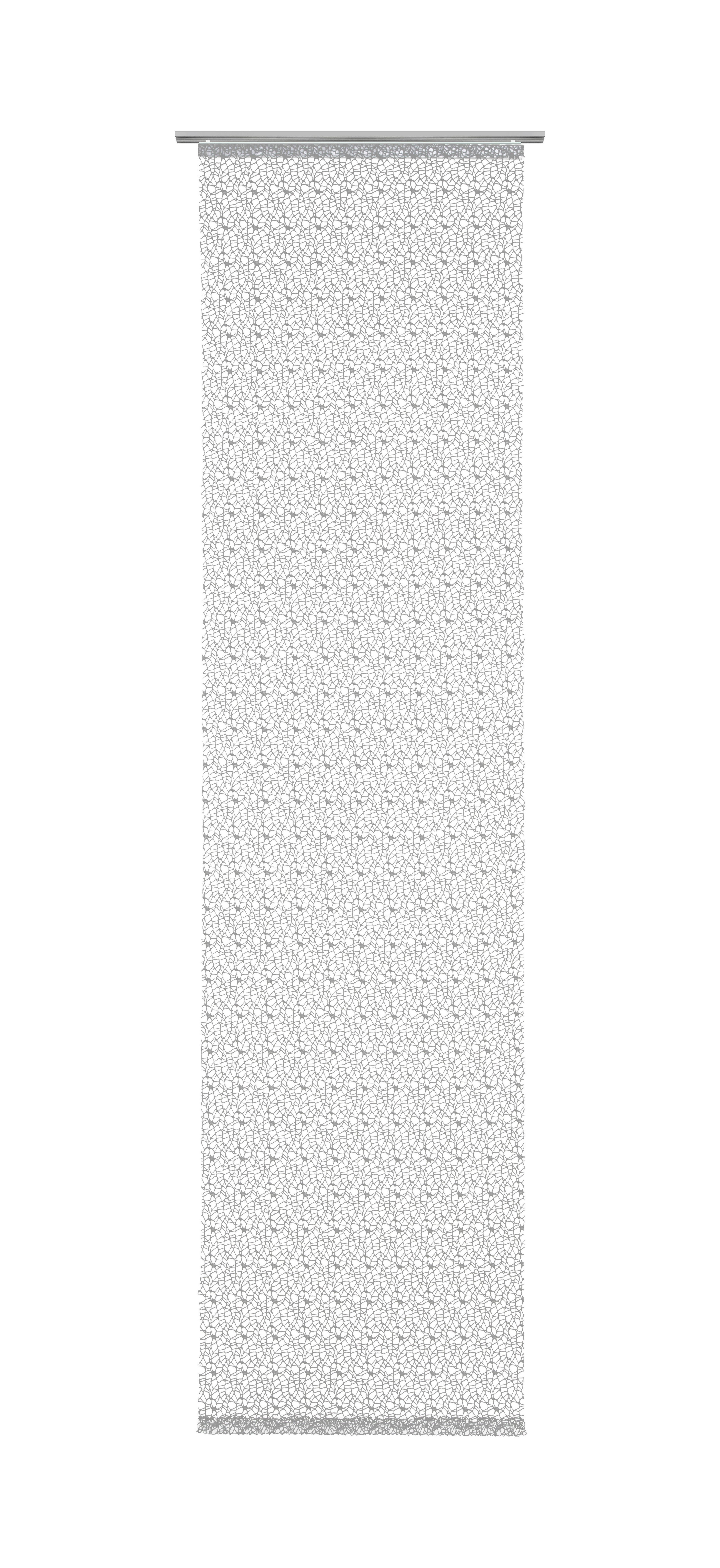 Flächenvorhang Astrid in Silberfarben ca. 60x245cm - Silberfarben, MODERN, Textil (60/245cm) - Modern Living