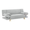 SCHLAFSOFA FUNKY - Hellgrau/Naturfarben, MODERN, Holz/Textil (183/73/79cm) - Bessagi Home