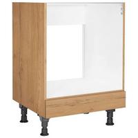 Herdumbauschrank Structura Eiche - Eichefarben, MODERN, Holzwerkstoff (60/87/56cm) - Nobilia
