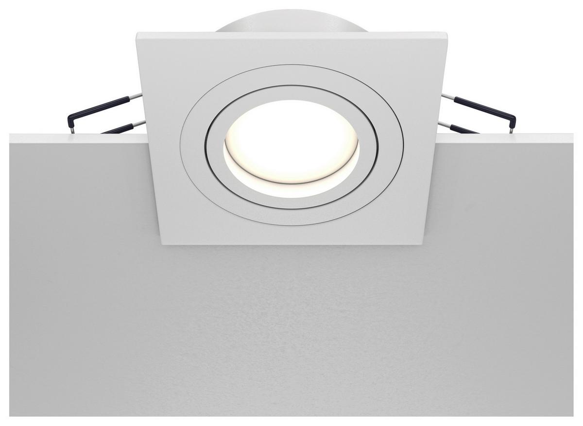 Strahler Atom Weiß max. 50 Watt - Weiß, Basics, Metall (9,2/2,5/9,2cm) - MAYTONI