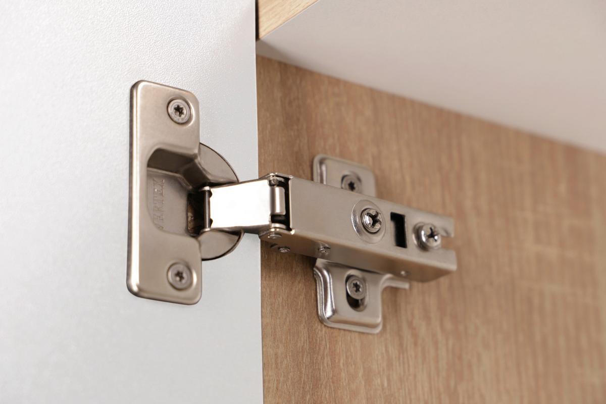 Kuhinjska Zgornja Omarica Merle, Barva Hrasta, Bela - srebrne barve/barve hrasta, Basics, kovina/steklo (110/56,1/34,6cm) - Respekta