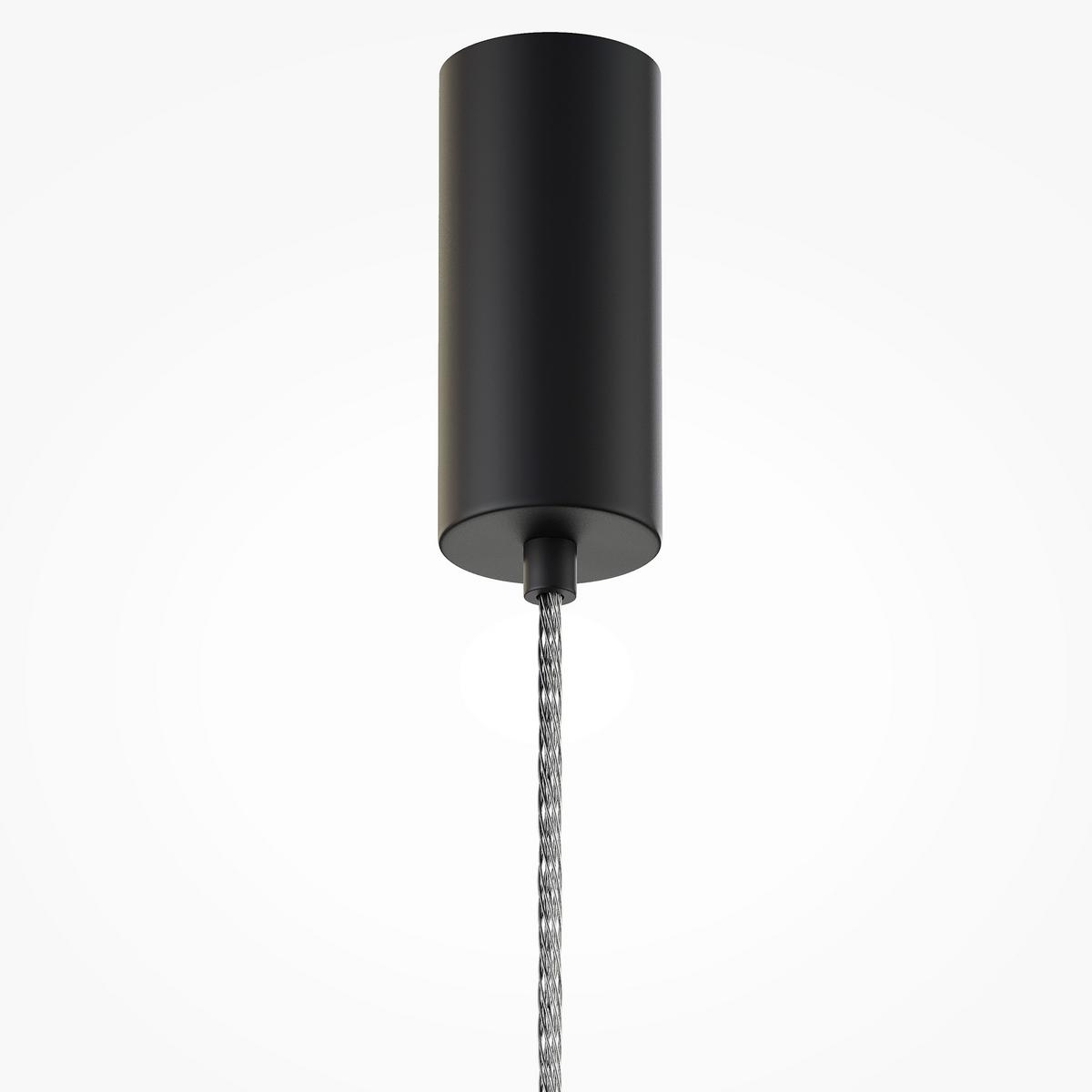 Pendelleuchte Mod272pl-L12bs3k - Schwarz, Design, Metall (8/384cm) - MAYTONI