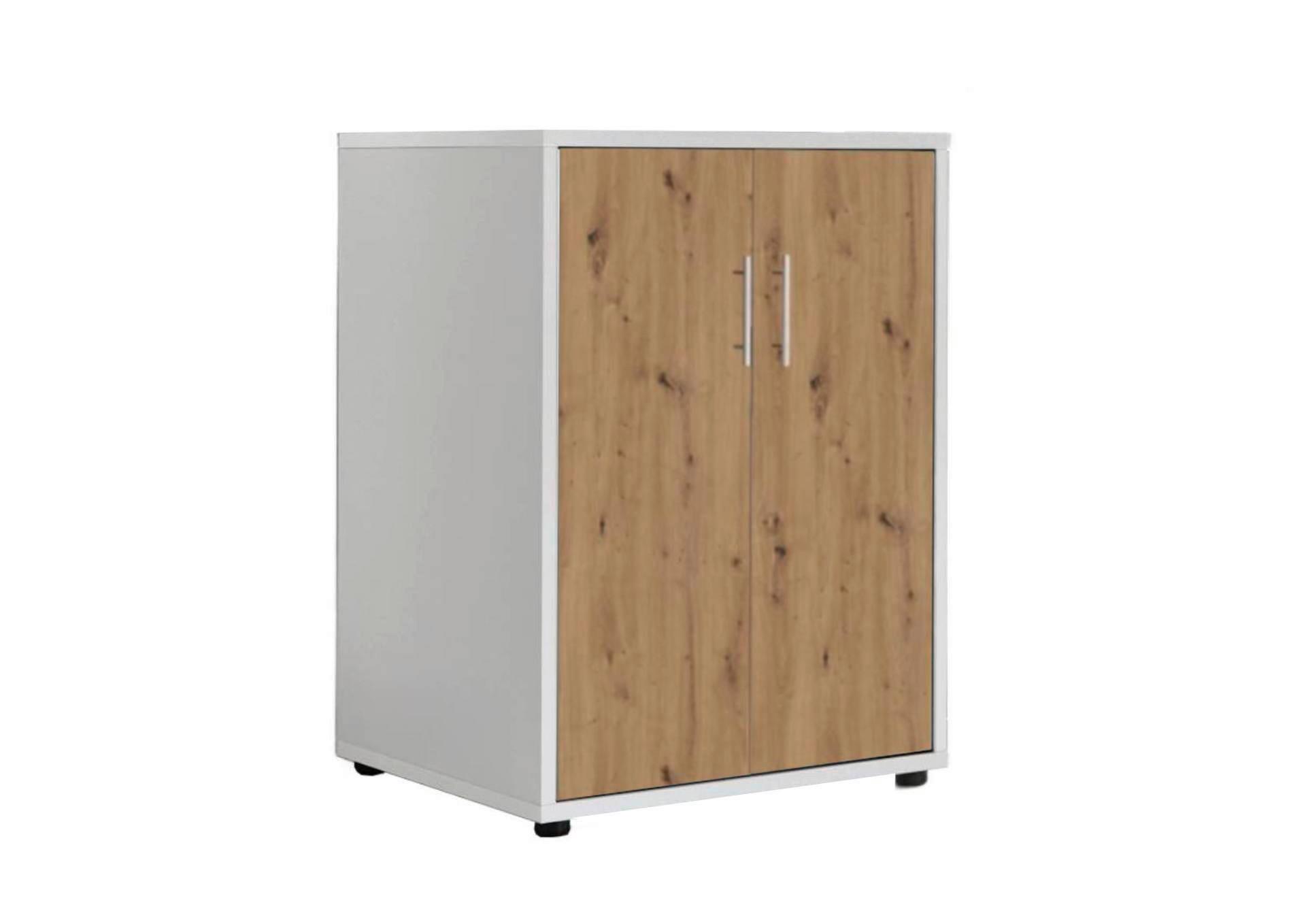 AKTENSCHRANK OFFICE EDITION - Eiche Artisan/Weiß, MODERN, Holzwerkstoff (54/74/50cm) - MID.YOU