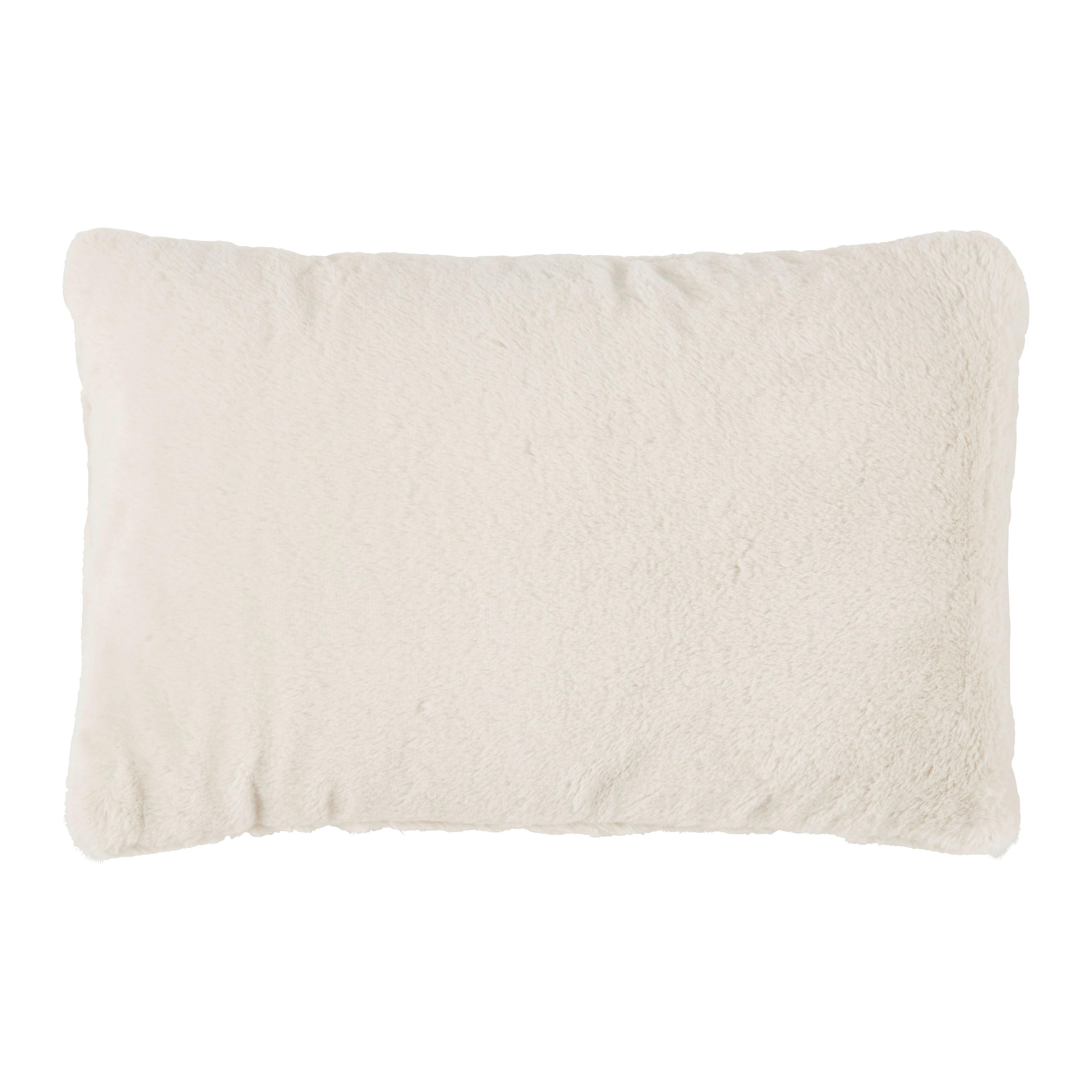 Okrasna Blazina Lea S, 2 Kosa - krem barve, tekstil (52/32cm) - Premium Living
