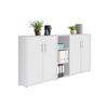 Aktenschrank Office Edition Sw Set 8 Weiß - Weiß, MODERN, Holzwerkstoff (213/114/33cm) - MID.YOU