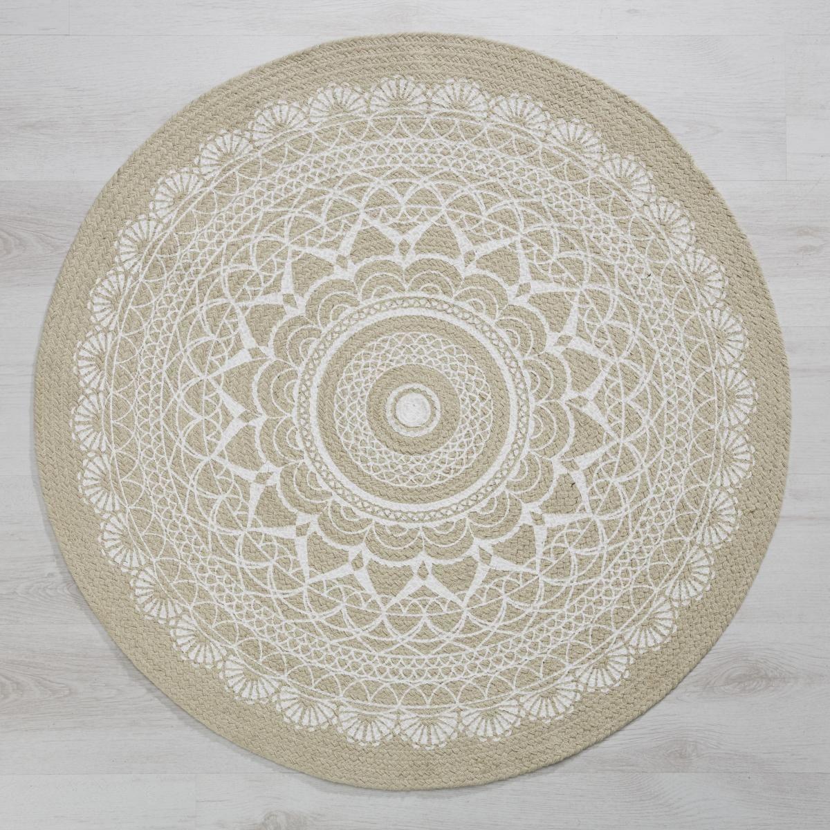 FLATVÄVD MATTA MILA - ljusbrun (100cm) - Modern Living