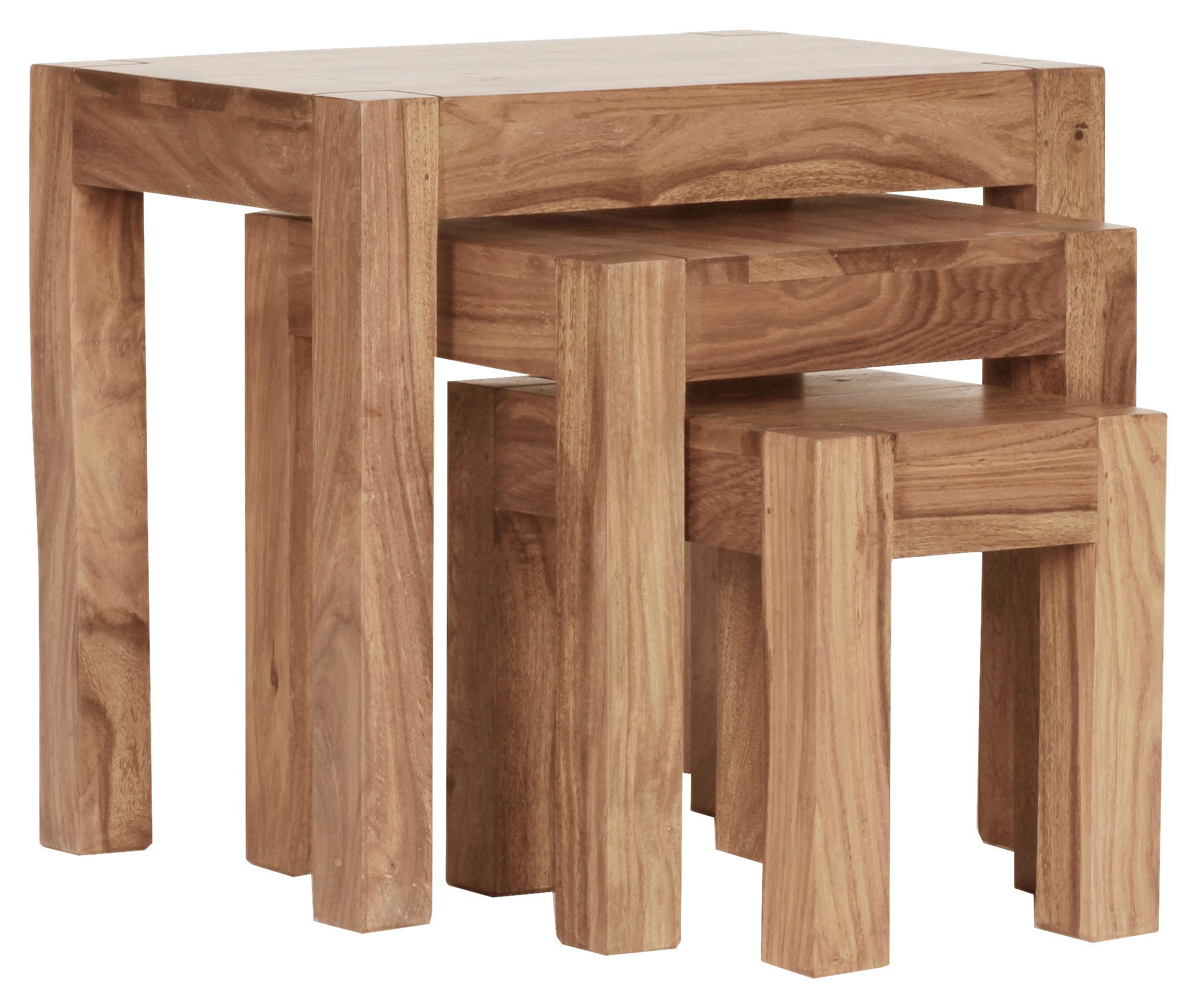 Set Miz Mumbai - barve akacije, Design, les (45/50/35cm) - MID.YOU