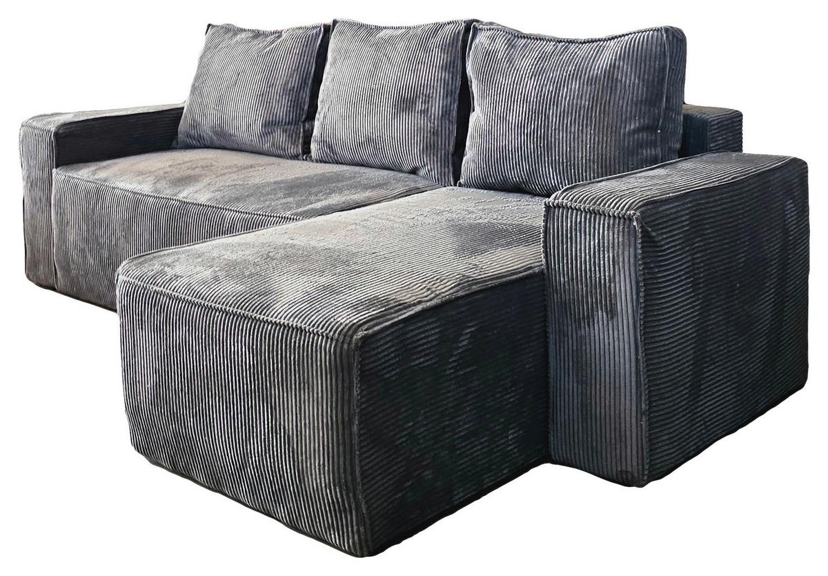 Kutna Garnitura Denver - siva, Moderno, drvni materijal/tekstil (230/140cm) - Based
