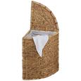 Wäschetonne Toni in Naturfarben - Naturfarben, ROMANTIK / LANDHAUS, Weitere Naturmaterialien/Textil (39/56/39cm) - MÖMAX modern living