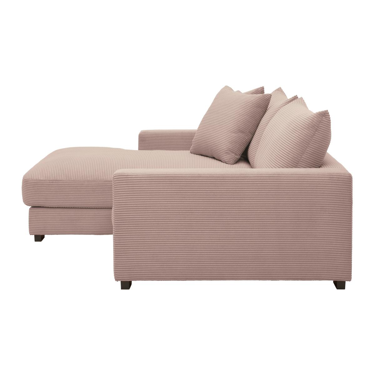 Wohnlandschaft Pedro in Rosa - Rosa, MODERN, Textil (180/265cm) - Mömax