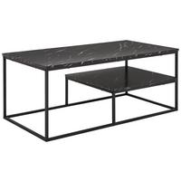 STOLIK KAWOWY GIZA - antracytowy/czarny, Design, materiał drewnopochodny/metal (110/60/45cm) - MID.YOU