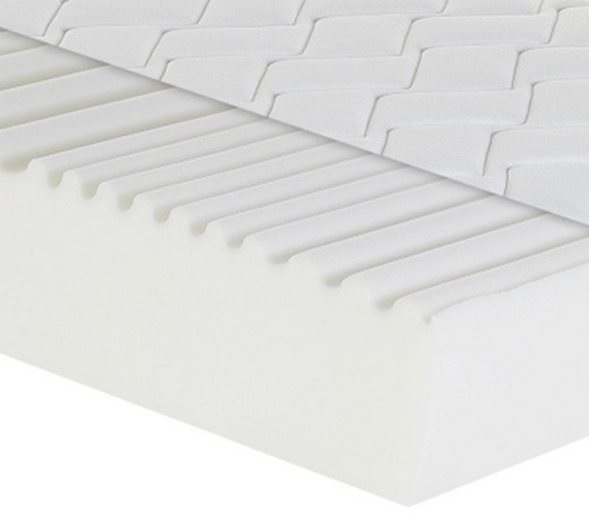 Kaltschaummatratze Air Wave 3D H/3 ca.160x200cm - Weiß, Basics, Textil (160/200cm) - MID.YOU