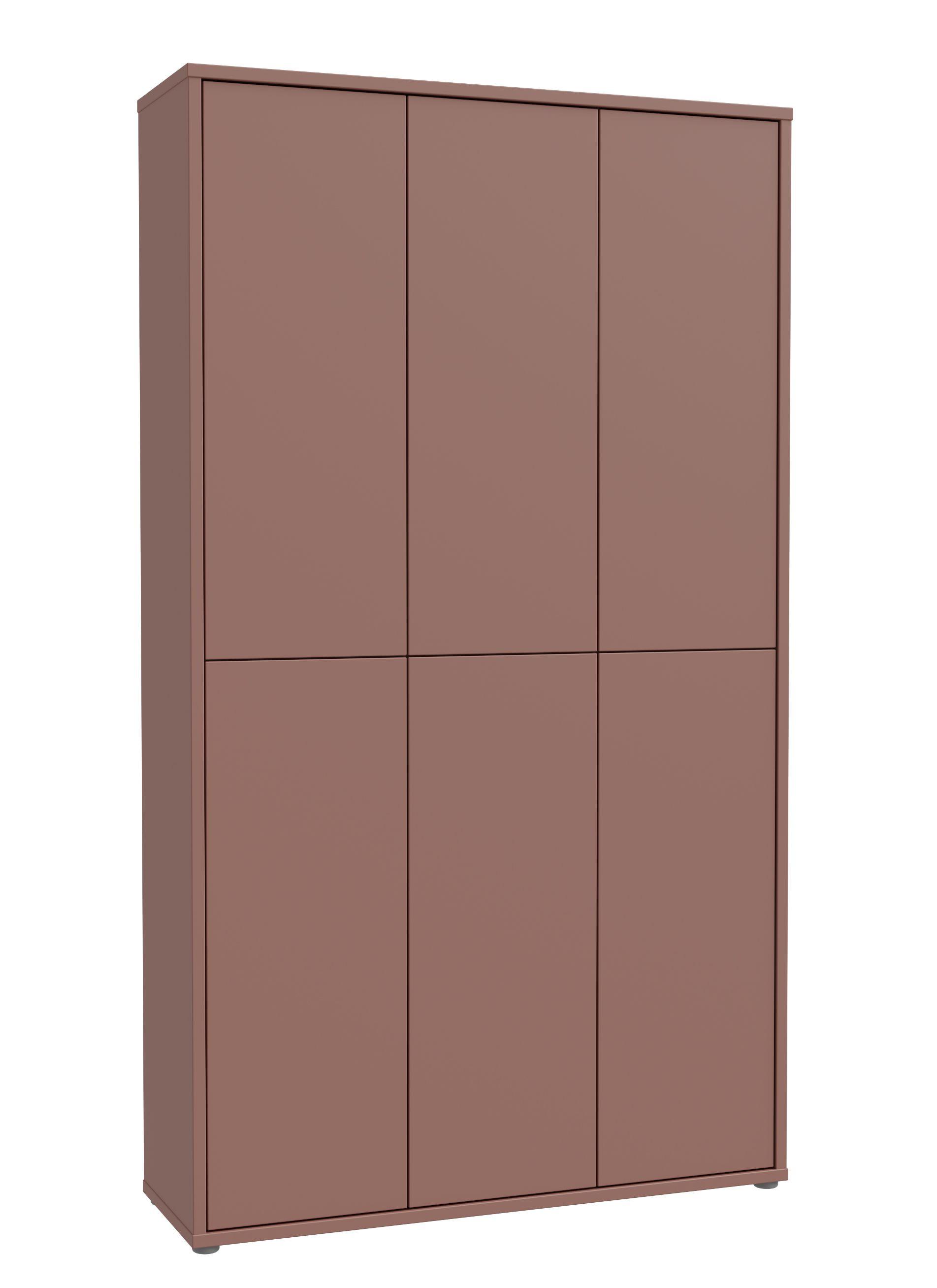Ormar Za Cipele Alice - boje škriljevca/terakota, Moderno, drvni materijal (109,2/191,9/34,9cm) - Modern Living