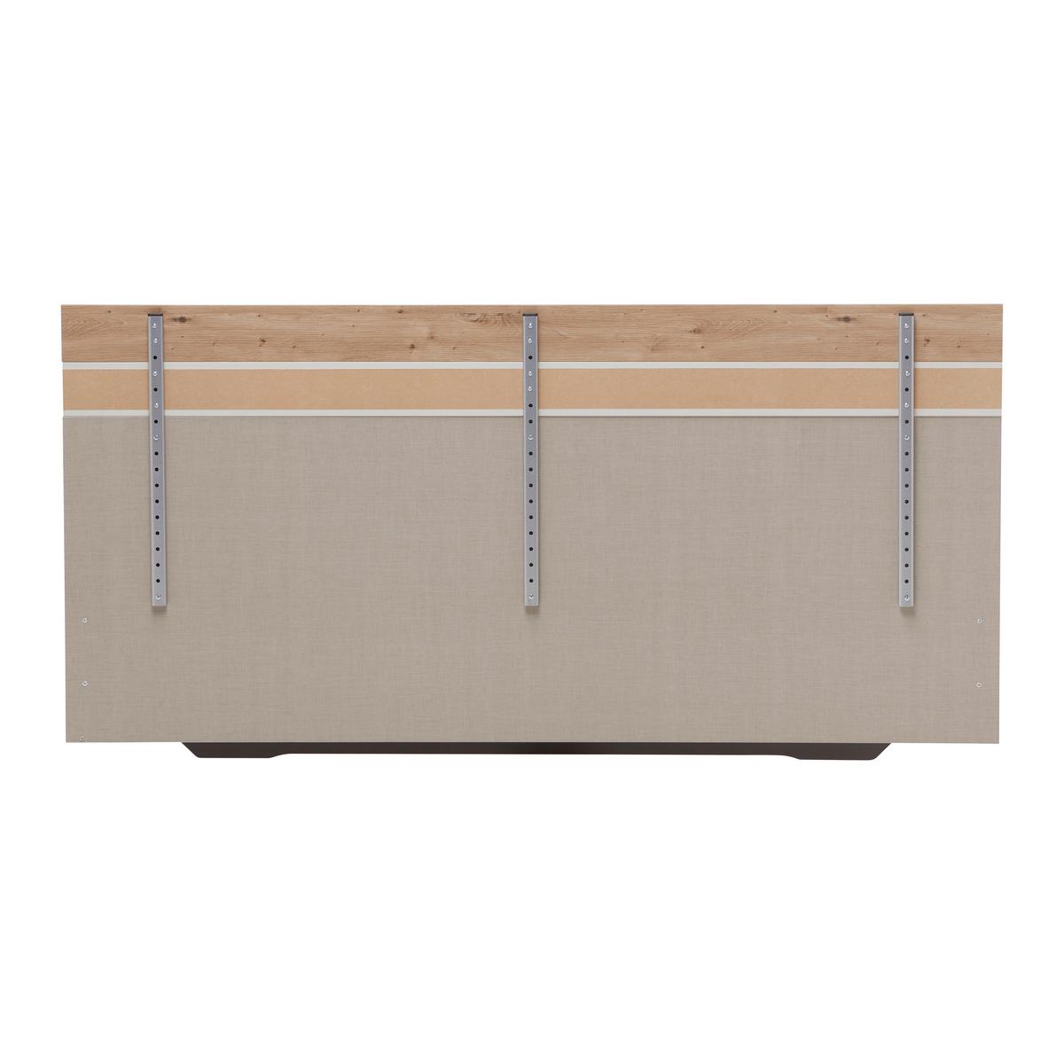 Krevet Ellmau - hrast Artisan/boje šampanjca, Konvencionalno, drvni materijal (160/200cm) - Premium Living