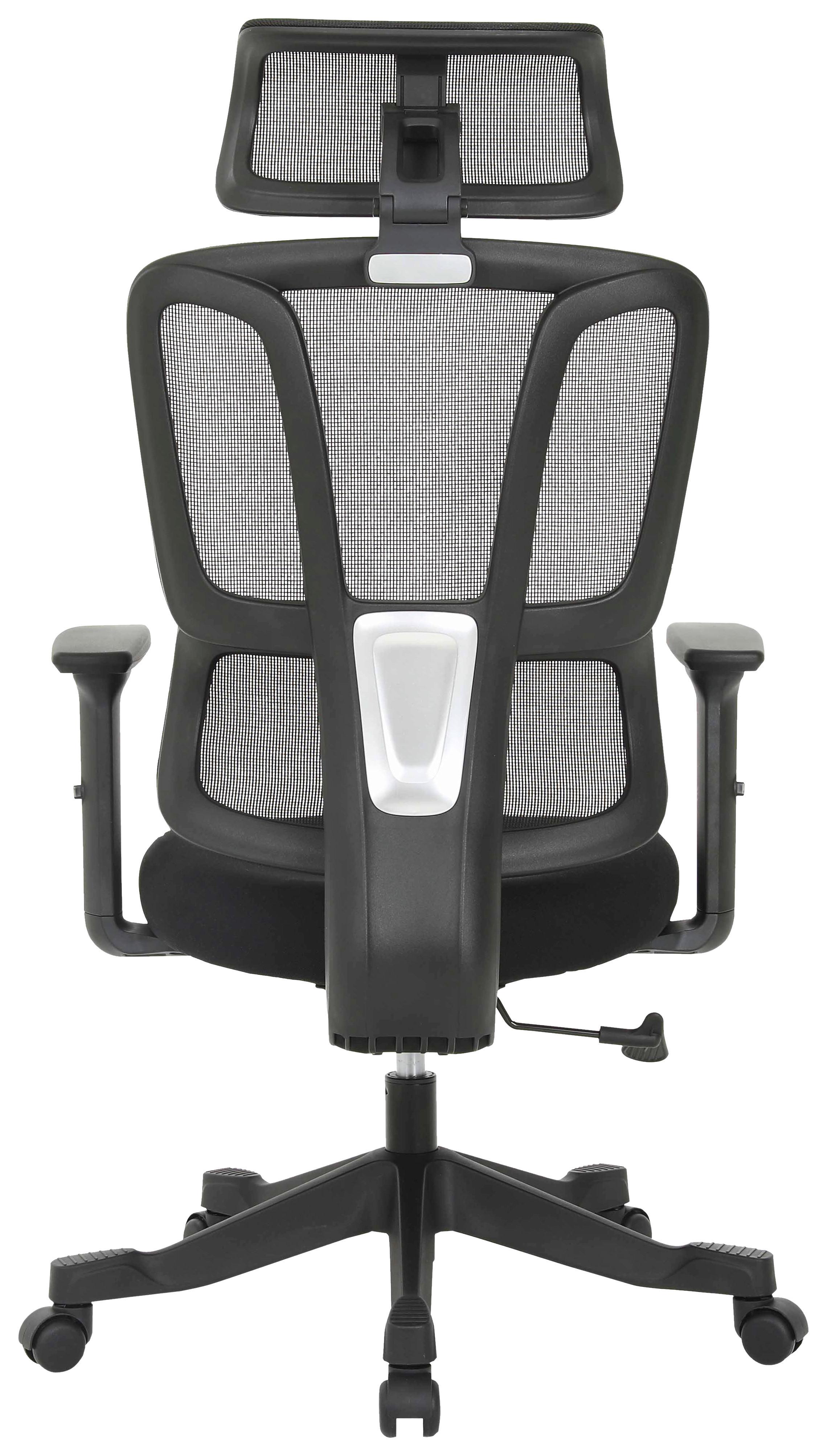 SNURRSTOL NOEMI - svart, Design, metall/trä (65/122-130/62cm) - Mömax