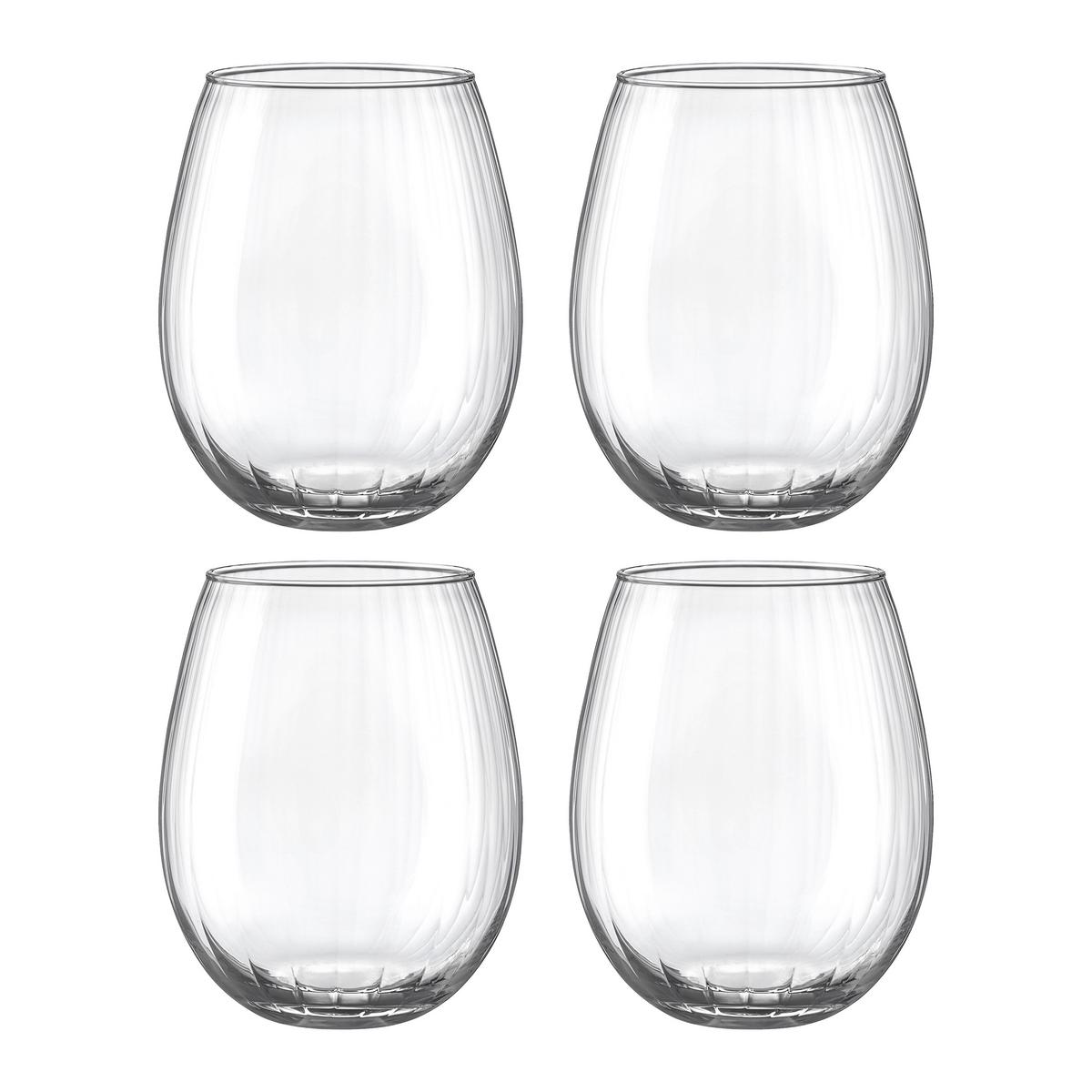 Set pahare 4/1 cca. 417 ml Rosemary - străveziu, Modern, sticlă - Best Price