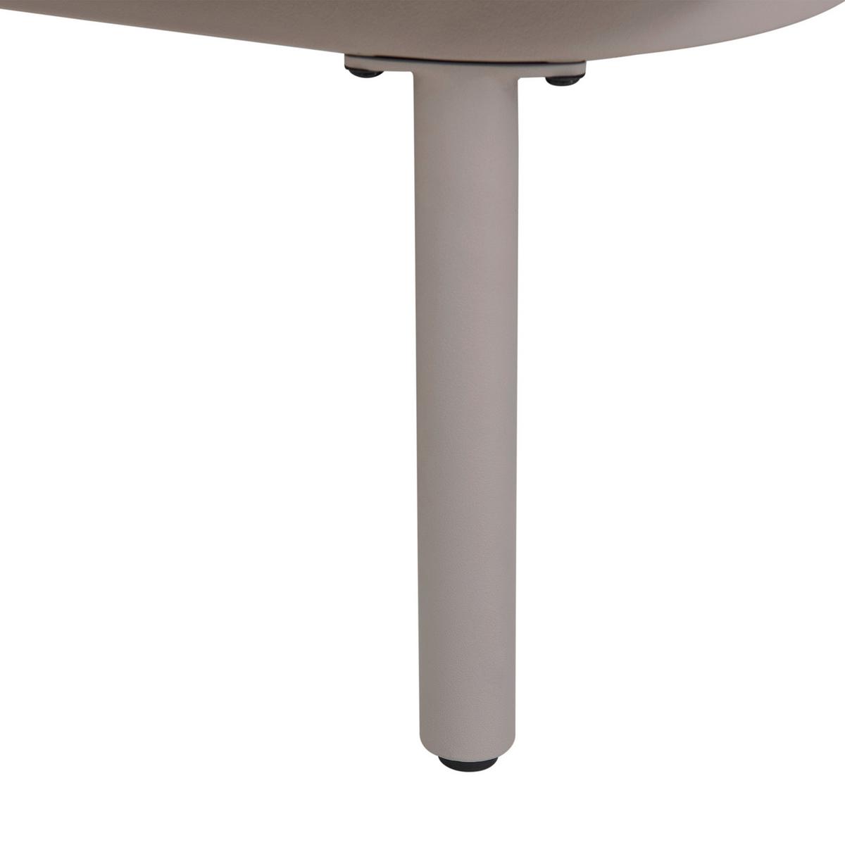 Doppelliege Tagesbett Porto Grau/Naturfarben - Naturfarben/Grau, Basics, Holz/Kunststoff (142/82/128cm) - Modante