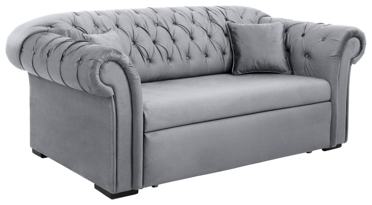 CANAPEA EXTENSIBILĂ CUPIDO - gri, Design, textil (213/86/99cm) - Mömax