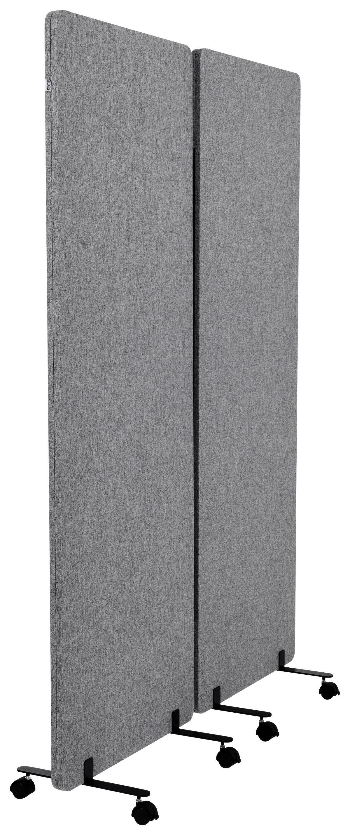 Pregradna Stena Flexmiut, Temno Siva - temno siva, Basics, kovina/umetna masa (60/177/35cm) - MID.YOU