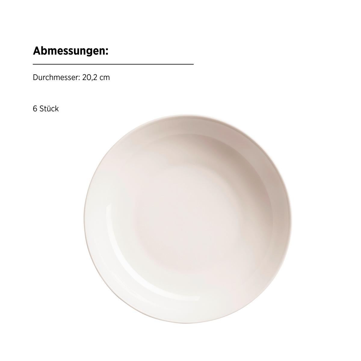 TAFELSERVICE BELMIRA - Weiss, Basics, Keramik - Mäser