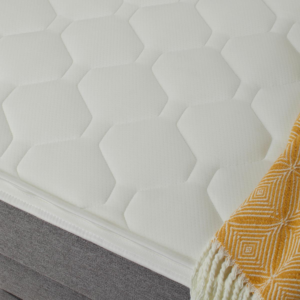 Boxspringbett Plura Grau ca. 180x200cm - Chromfarben/Grau, KONVENTIONELL, Holz/Holzwerkstoff (180/200cm) - Mömax