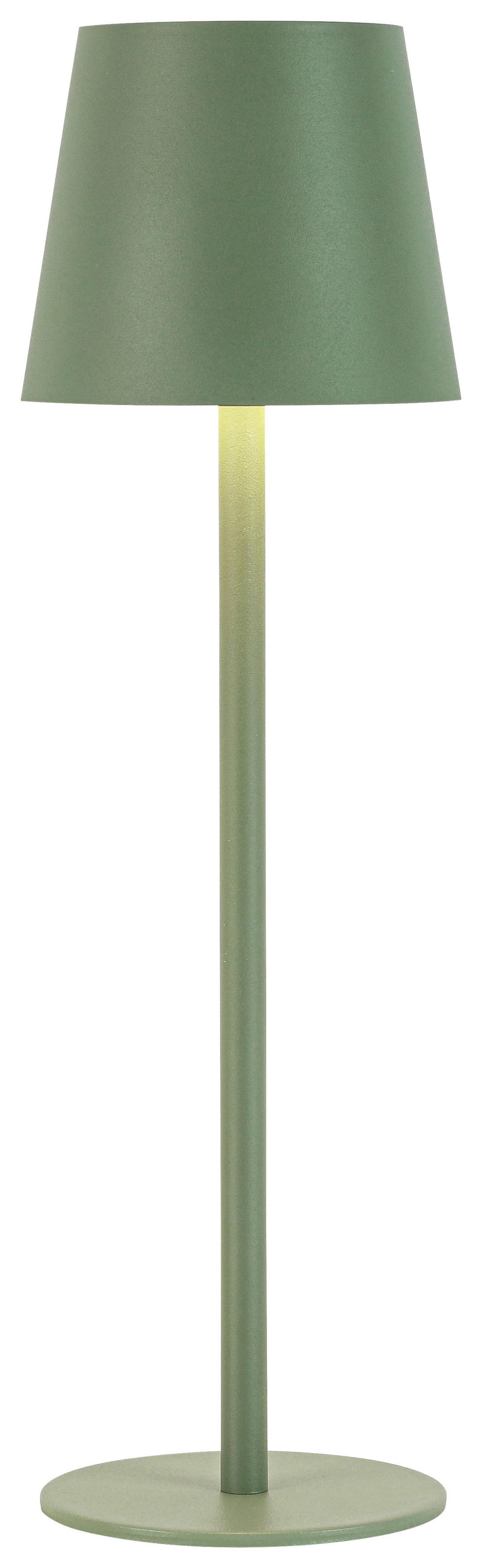 Akku-Tischleuchte Grüni Grün max. 3 Watt - Grün, MODERN, Kunststoff/Metall (11,5/36cm) - Mömax
